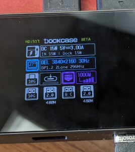 DockCase Smart Hub LCD in Action